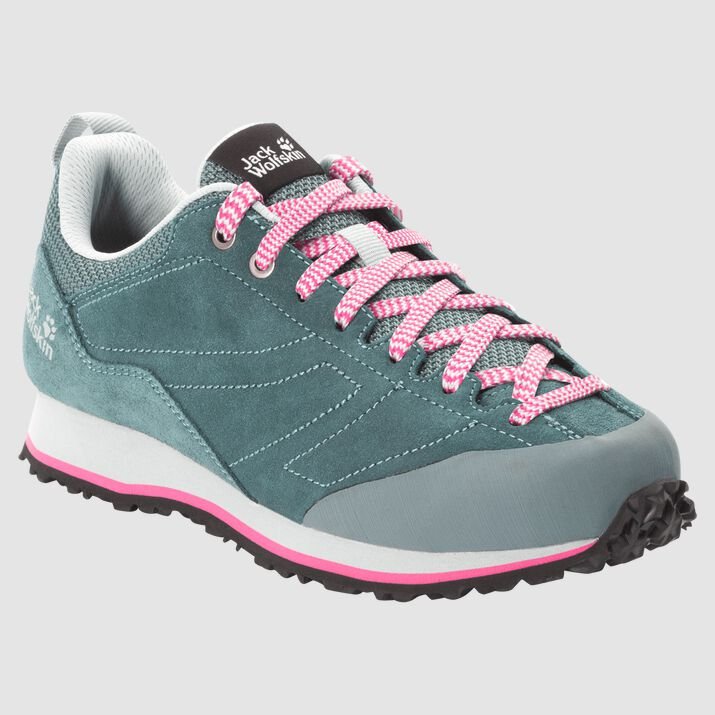 Zapatillas Senderismo Jack Wolfskin Scrambler 2 Low Mujer Grises/Rosas Mexico-8413679